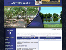 Tablet Screenshot of planterswalkhoa.com